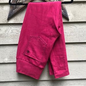Agnes & Dora Knit Jeggings - Raspberry 2x